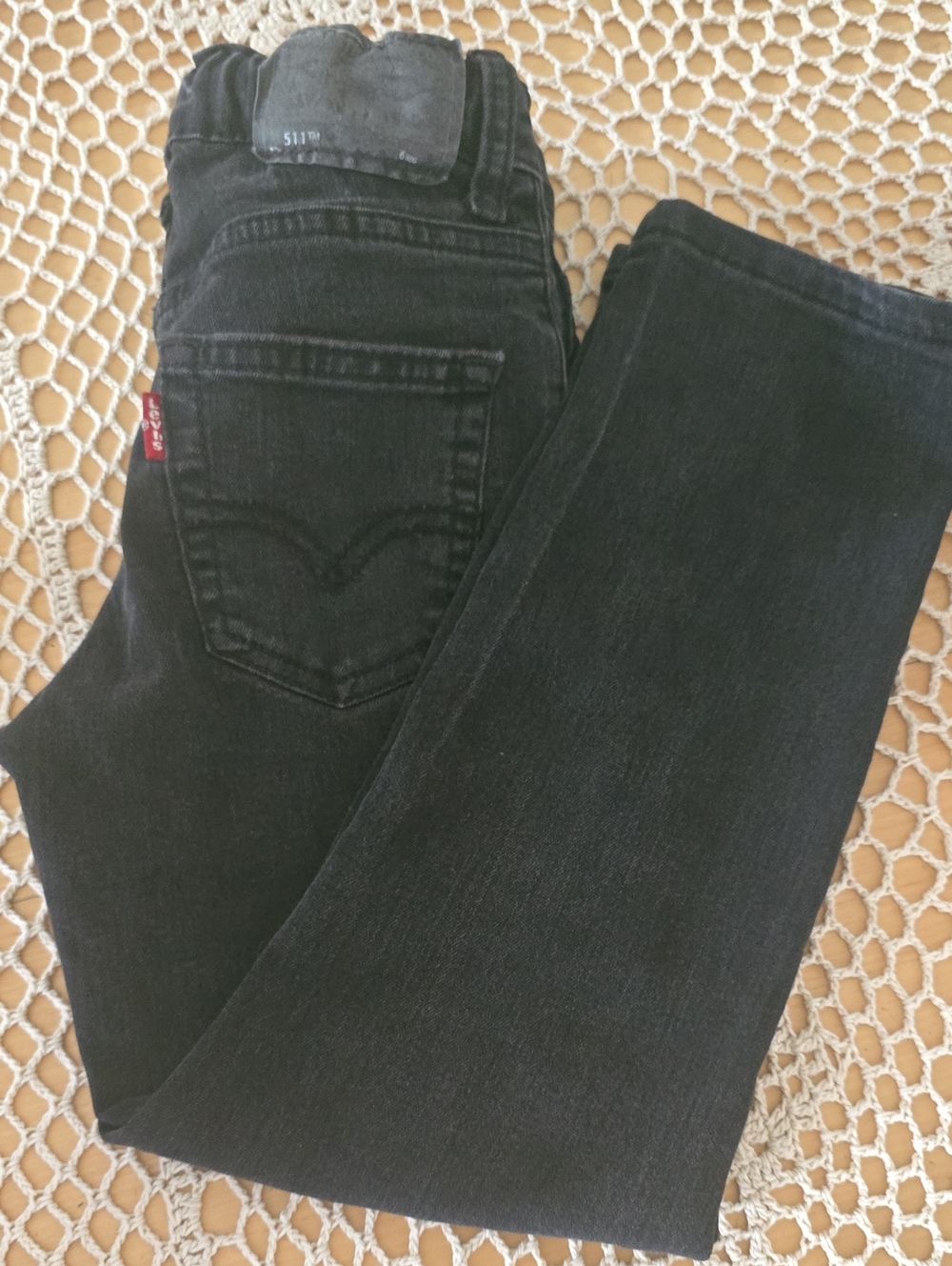 Levi's Boys Black Skinny Jeans
